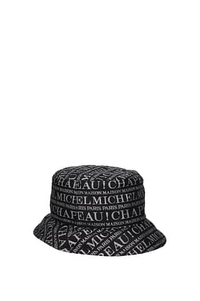 Maison Michel Hats jason Women Polyester Black Silver