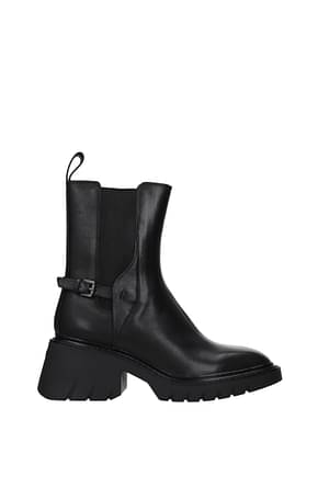 Ash Ankle boots oxfard Women Leather Black
