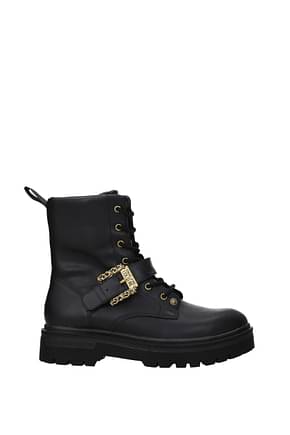 Versace Jeans Ankle Boot couture Men Leather Black