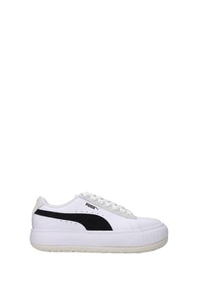Puma Sneakers suede mayu Women Leather White Black