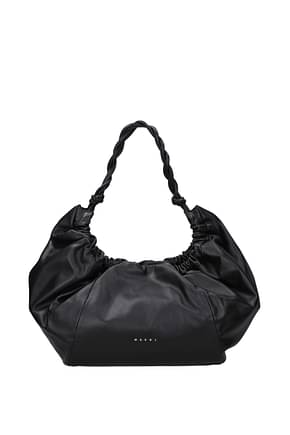 Marni Shoulder bags Women Leather Black