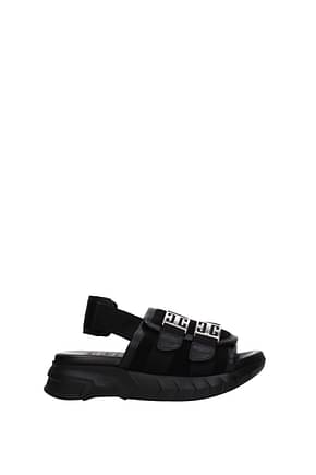 Givenchy Sandals marshmallow Women Suede Black