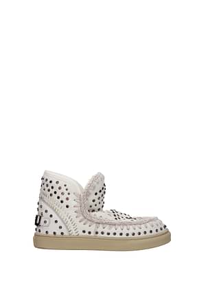 Mou Ankle boots Women Leather White