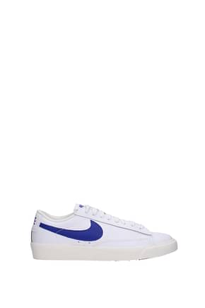 Nike Sneakers blazer Women Leather White Blueberry