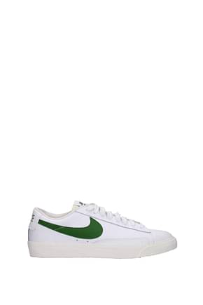 Nike Sneakers blazer Donna Pelle Bianco Verde Mimetico
