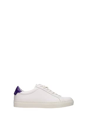 Givenchy Sneakers Donna Pelle Bianco Porpora