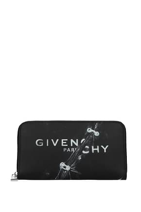 Givenchy Billeteras Hombre Piel Negro