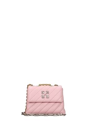 Off-White Shoulder bags Women Leather Pink