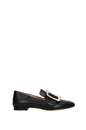 Bally Loafers Women Leather Black