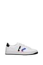 Kenzo Sneakers Men Leather White Multicolor