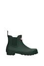 Hunter Ankle boots Women Rubber Green