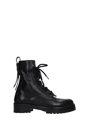 Red Valentino Ankle boots Women Leather Black