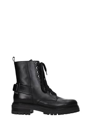 Sergio Rossi Ankle boots Women Leather Black