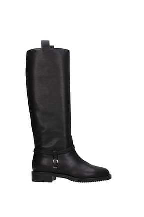 Sergio Rossi Boots Women Leather Black