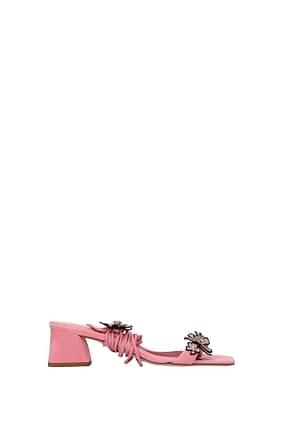 Roger Vivier सैंडल महिलाओं साबर गुलाबी