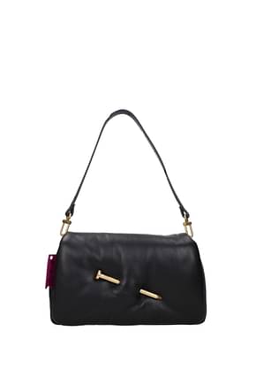 Off-White Shoulder bags Women Leather Black