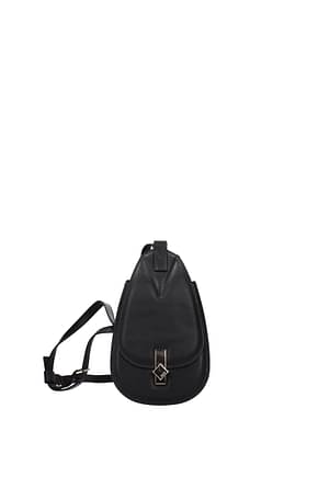 MCM Backpacks and bumbags Women Leather Black