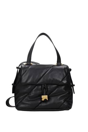 Off-White Handbags Women Leather Black