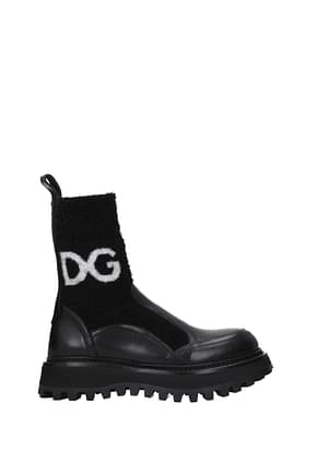 Dolce&Gabbana 踝靴 女士 皮革 黑色