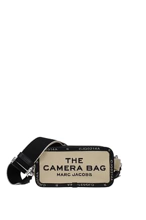Marc Jacobs Borse a Tracolla camera bag Donna Tessuto Beige