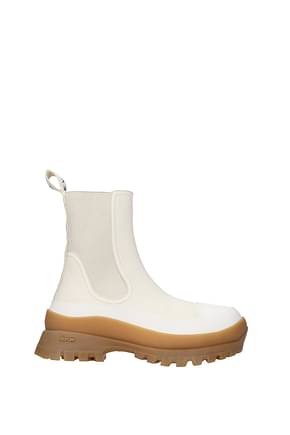 Stella McCartney Ankle boots vibram Women Eco Leather Beige Cream
