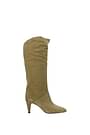 Isabel Marant Boots Women Suede Green