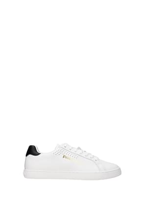 Palm Angels Sneakers Women Leather White Black