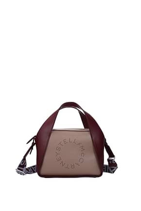 Stella McCartney Handbags Women Eco Leather Beige Sour Cherry