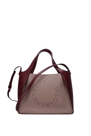 Stella McCartney Handbags Women Eco Leather Beige Sour Cherry
