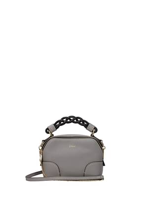Chloé Crossbody Bag daria Women Leather Gray