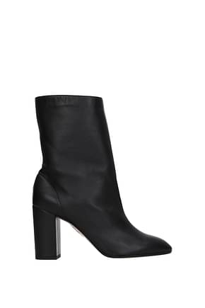 Aquazzura Ankle boots boogie Women Leather Black