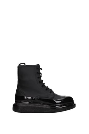 Alexander McQueen Ankle boots Women Rubberized Leather Black