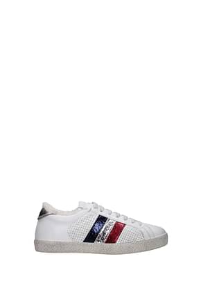 Moncler Sneakers Women Leather White Off White