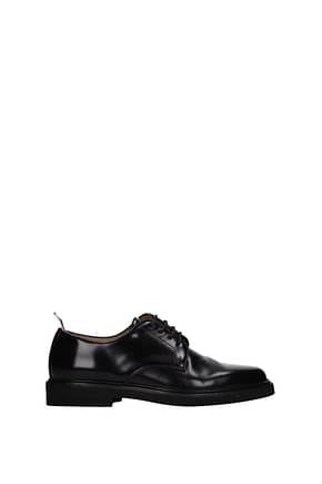 Thom Browne Lace up and Monkstrap Women Leather Black