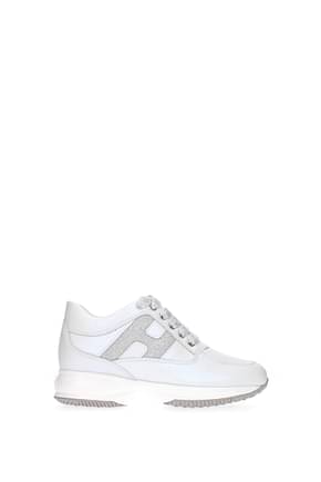 Hogan Sneakers interactive Women Leather White Ivory