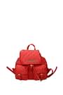 Versace Jeans Backpacks and bumbags couture Women Polyurethane Red
