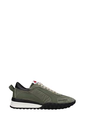 Dsquared2 Sneakers legend Men Suede Green Camouflage Green 