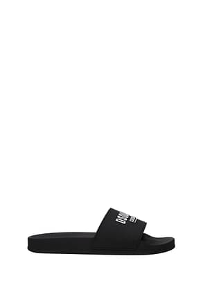 Dsquared2 Slippers and clogs ceresio 9 Men Rubber Black