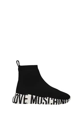 Love Moschino 运动鞋 女士 布料 黑色