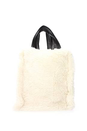 Stand Studio Handbags leia Women Eco Fur White Off White