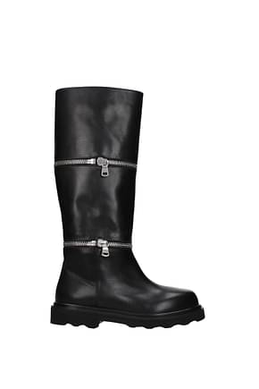 Marni Boots vibram Women Leather Black
