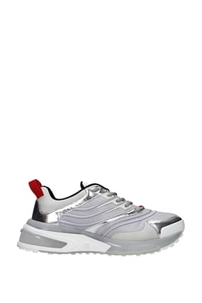 Givenchy Sneakers Herren Stoff Silber