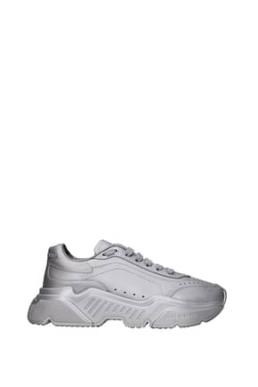 Dolce&Gabbana Sneakers daymaster Women Leather Silver