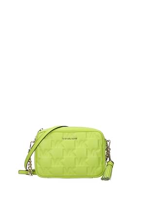 Michael Kors Crossbody Bag md Women Polyurethane Green Bright Limeade