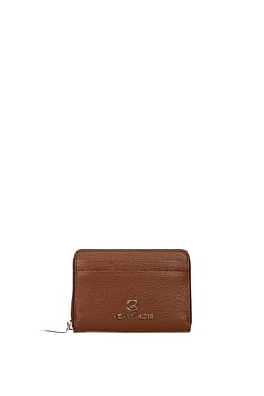 Michael Kors Document holders Women Leather Brown Luggage