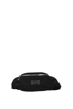 Les Hommes Backpack and bumbags Men Fabric  Black