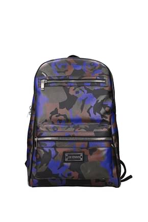 Les Hommes Backpack and bumbags Men Leather Multicolor