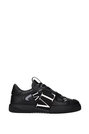 Valentino Garavani Sneakers Homme Cuir Noir