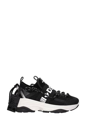 Dsquared2 Sneakers Homme Tissu Noir Blanc