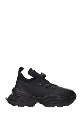 Dsquared2 Sneakers Men Rubberized Leather Black